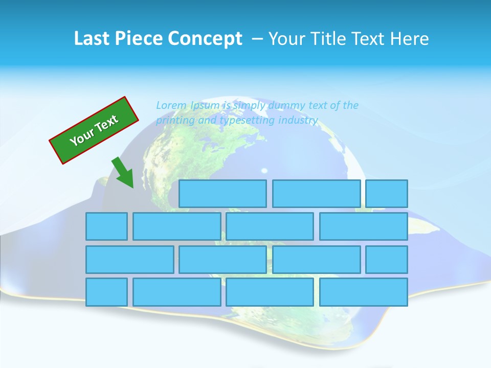 Tree Hugger Carbon Temperature PowerPoint Template