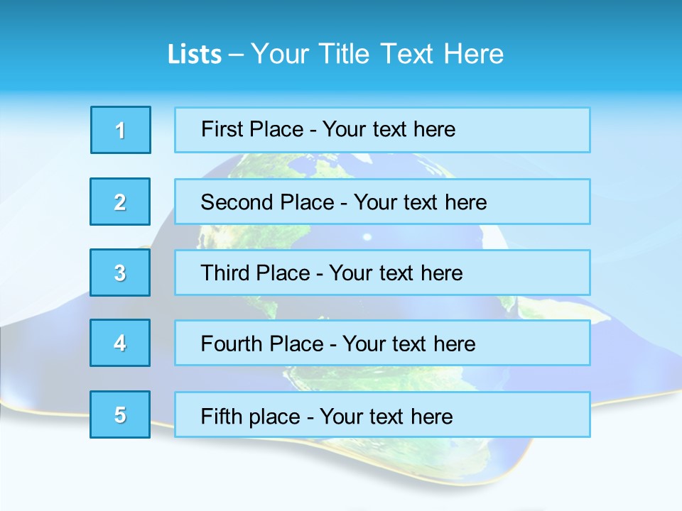 Tree Hugger Carbon Temperature PowerPoint Template