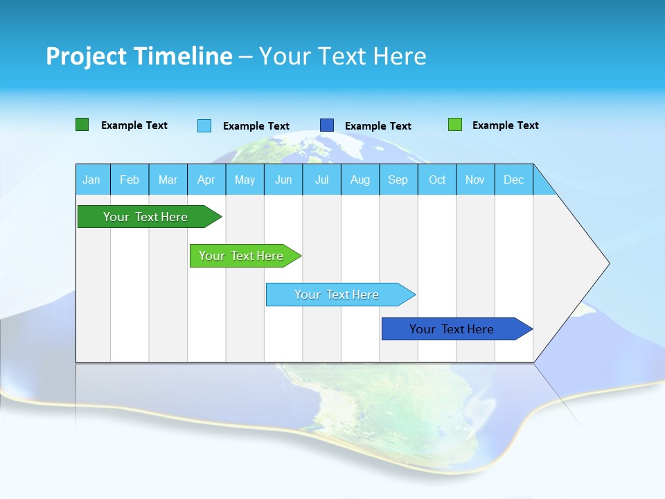 Tree Hugger Carbon Temperature PowerPoint Template