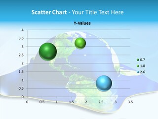 Tree Hugger Carbon Temperature PowerPoint Template