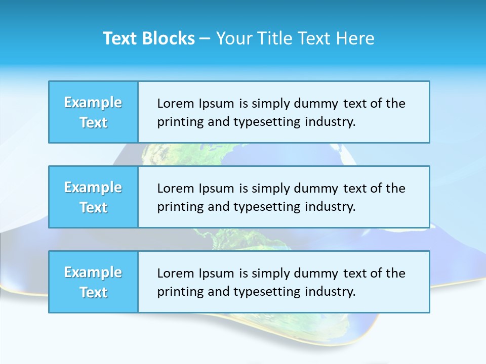 Tree Hugger Carbon Temperature PowerPoint Template