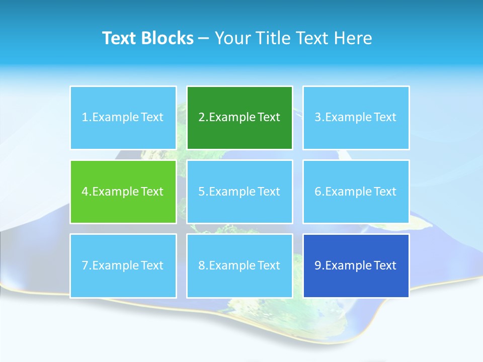 Tree Hugger Carbon Temperature PowerPoint Template