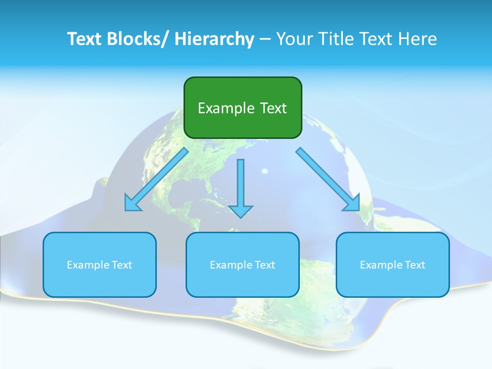 Tree Hugger Carbon Temperature PowerPoint Template