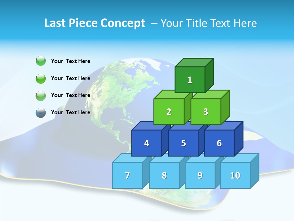 Tree Hugger Carbon Temperature PowerPoint Template