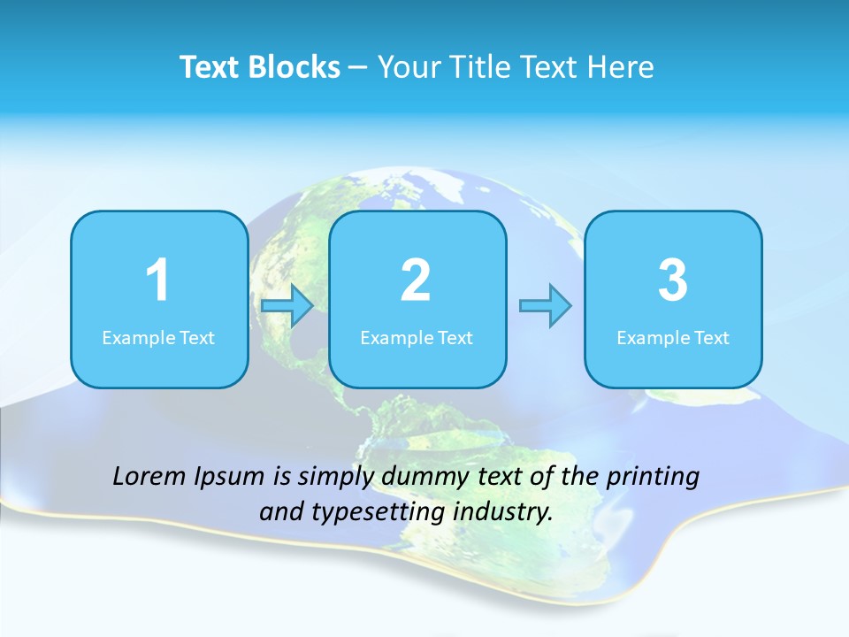 Tree Hugger Carbon Temperature PowerPoint Template