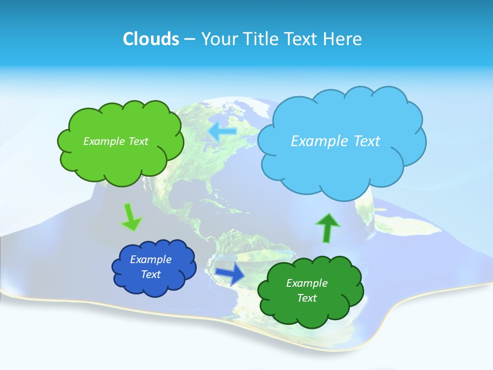 Tree Hugger Carbon Temperature PowerPoint Template