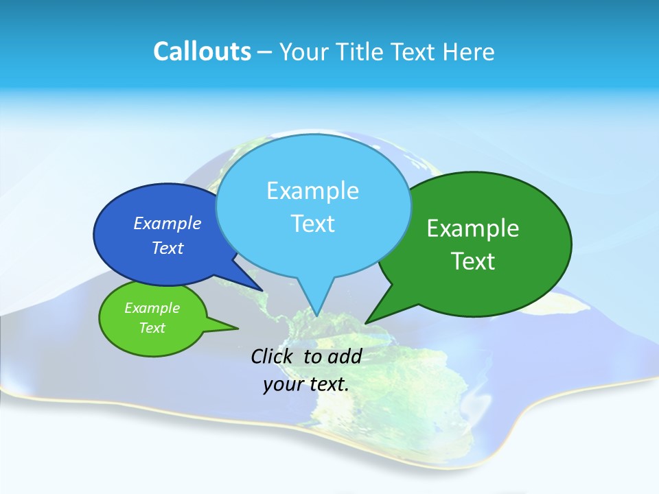 Tree Hugger Carbon Temperature PowerPoint Template