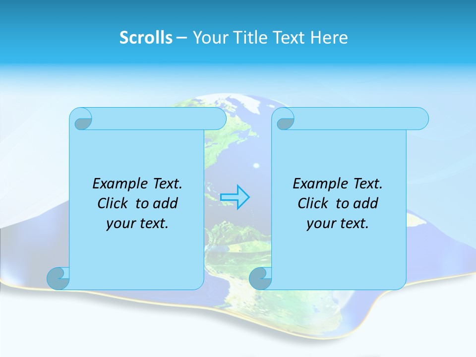 Tree Hugger Carbon Temperature PowerPoint Template