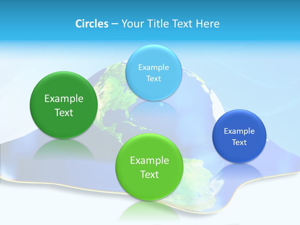 Tree Hugger Carbon Temperature PowerPoint Template