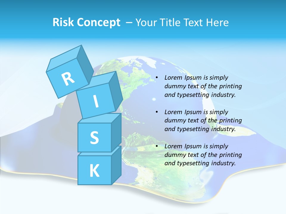 Tree Hugger Carbon Temperature PowerPoint Template