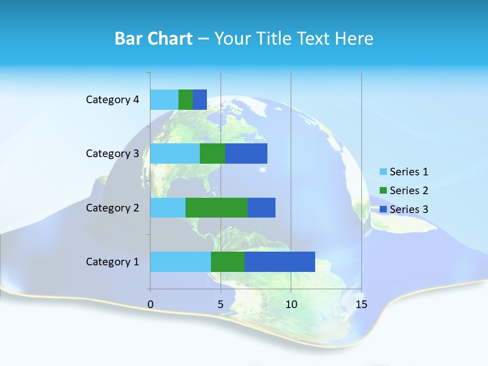 Tree Hugger Carbon Temperature PowerPoint Template