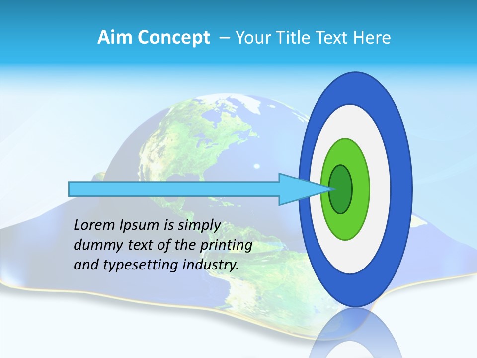 Tree Hugger Carbon Temperature PowerPoint Template