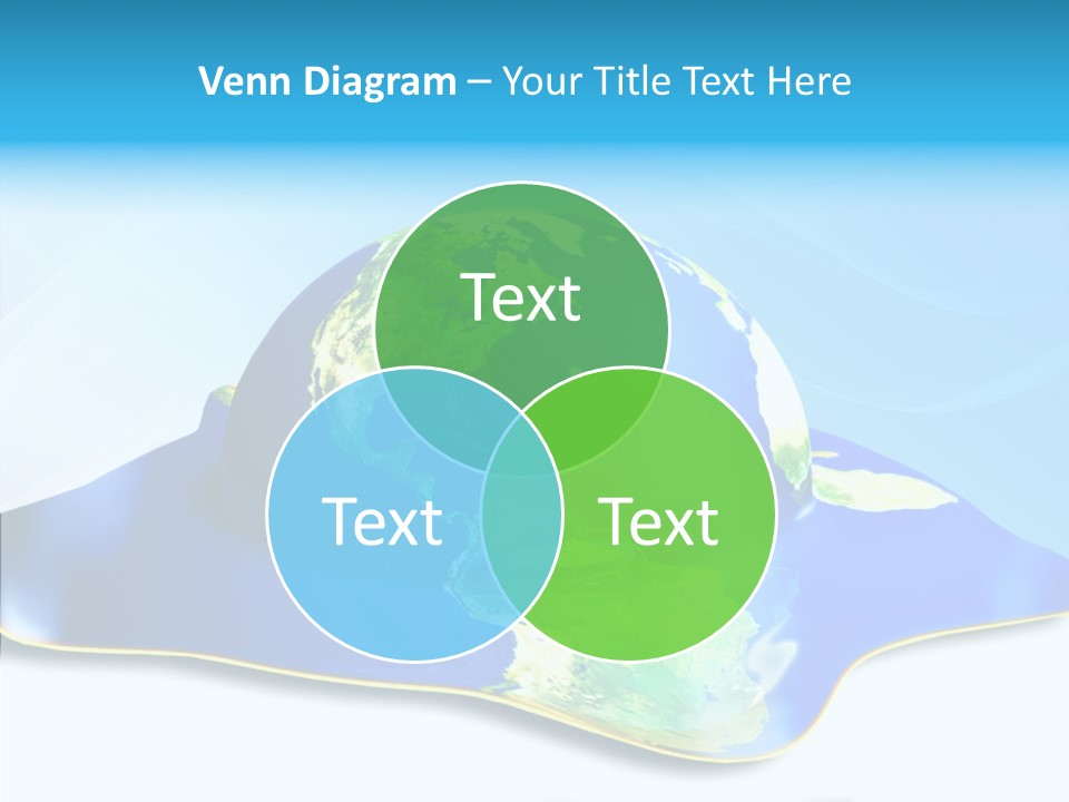 Tree Hugger Carbon Temperature PowerPoint Template