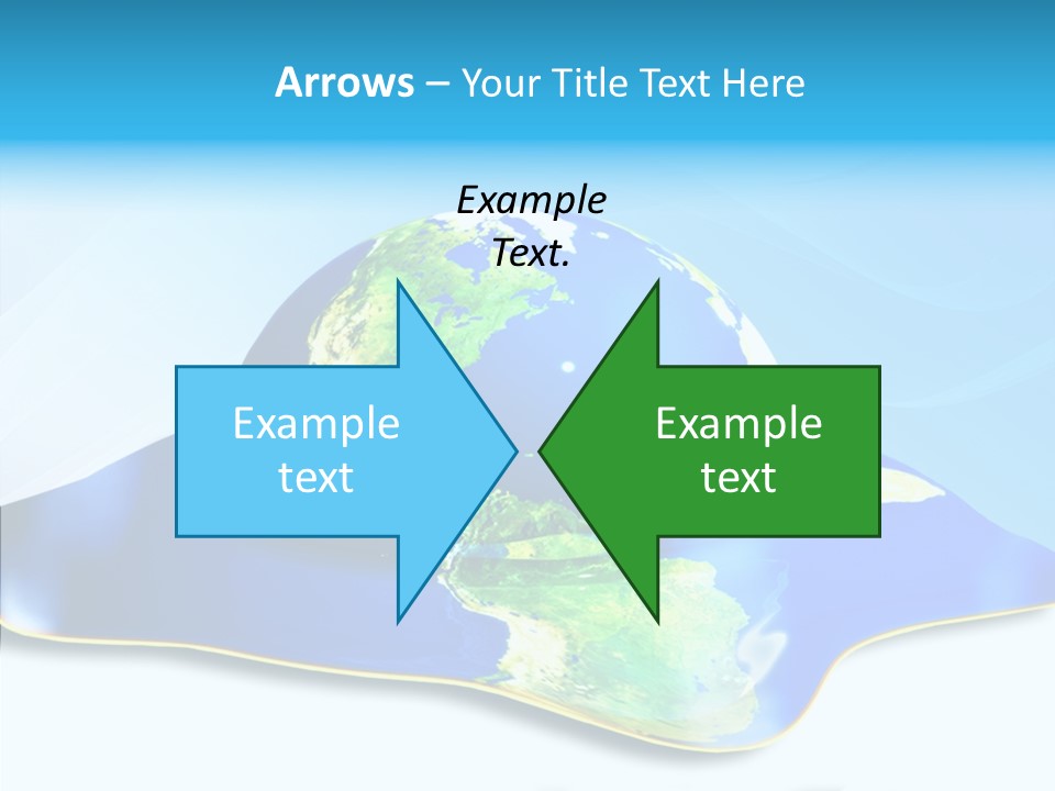 Tree Hugger Carbon Temperature PowerPoint Template