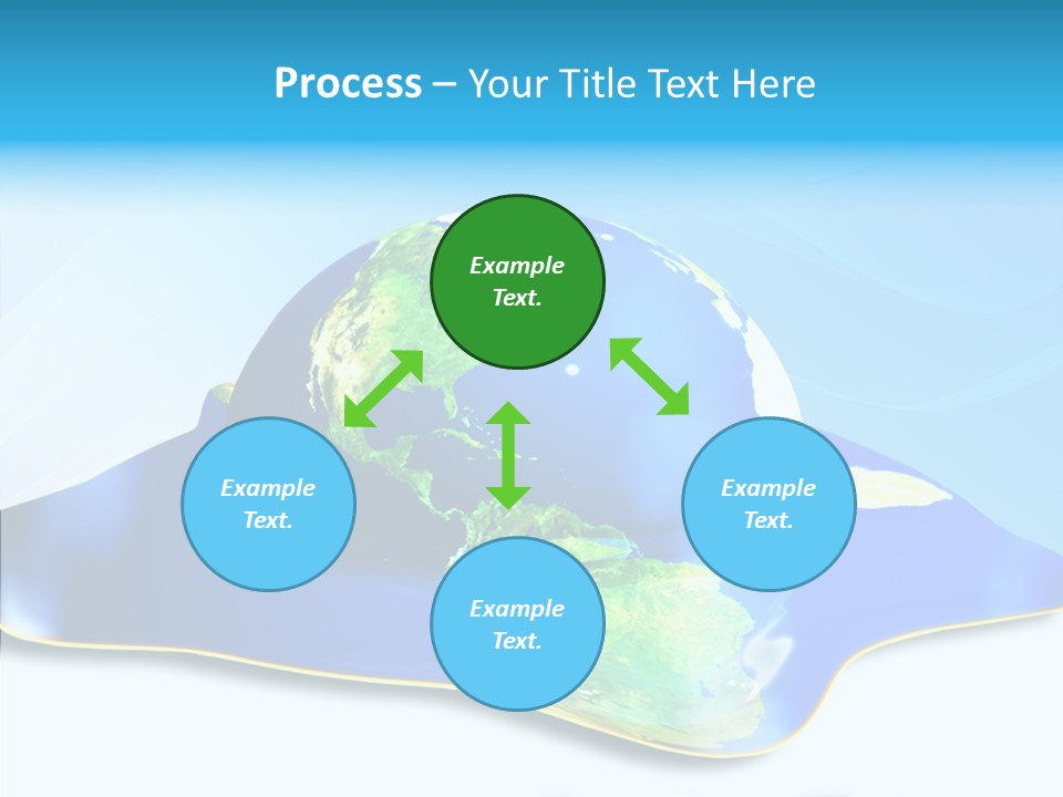 Tree Hugger Carbon Temperature PowerPoint Template
