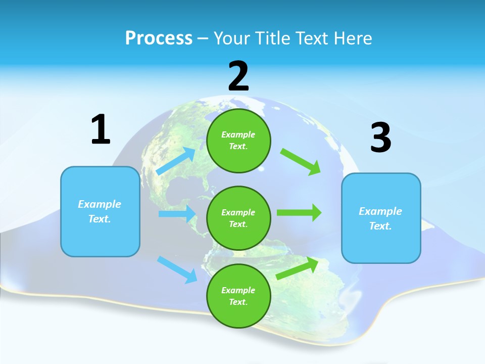 Tree Hugger Carbon Temperature PowerPoint Template