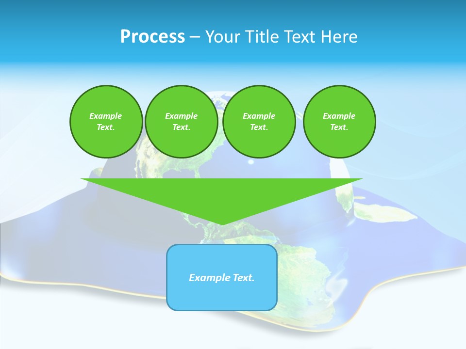 Tree Hugger Carbon Temperature PowerPoint Template