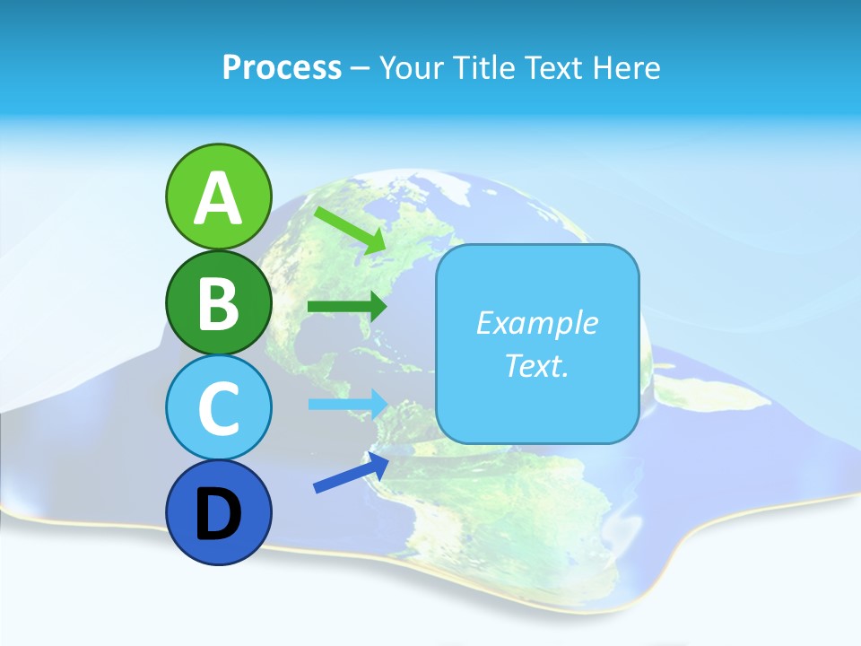 Tree Hugger Carbon Temperature PowerPoint Template