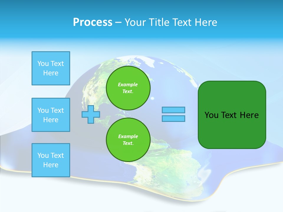 Tree Hugger Carbon Temperature PowerPoint Template