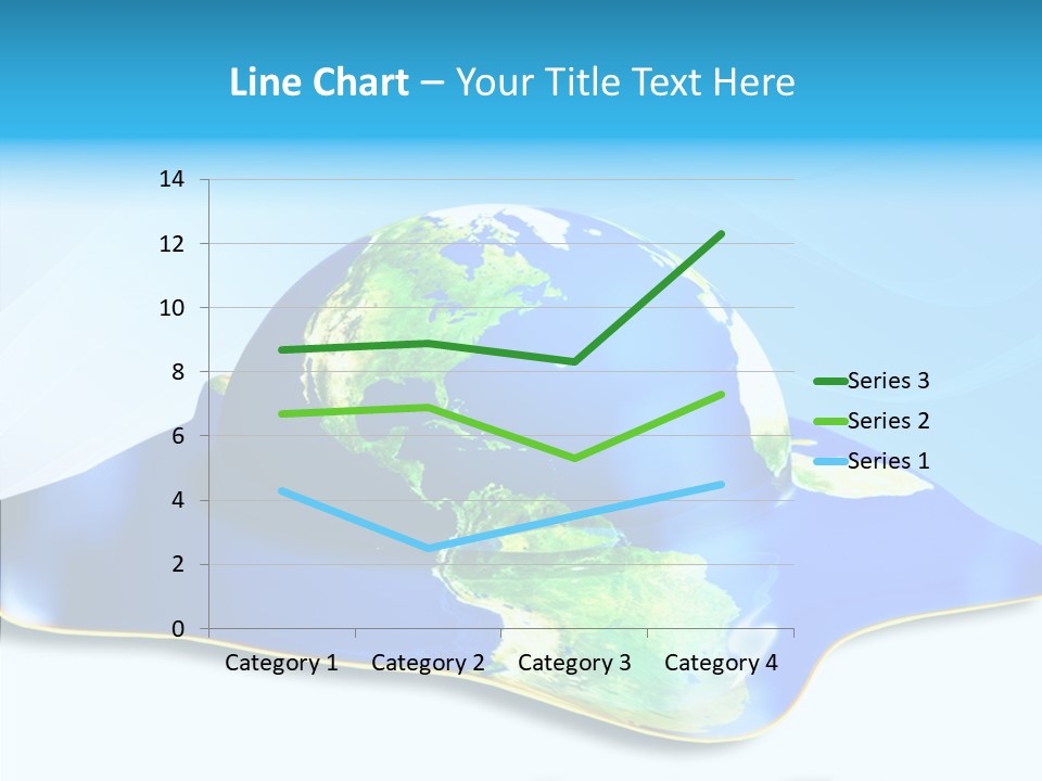 Tree Hugger Carbon Temperature PowerPoint Template