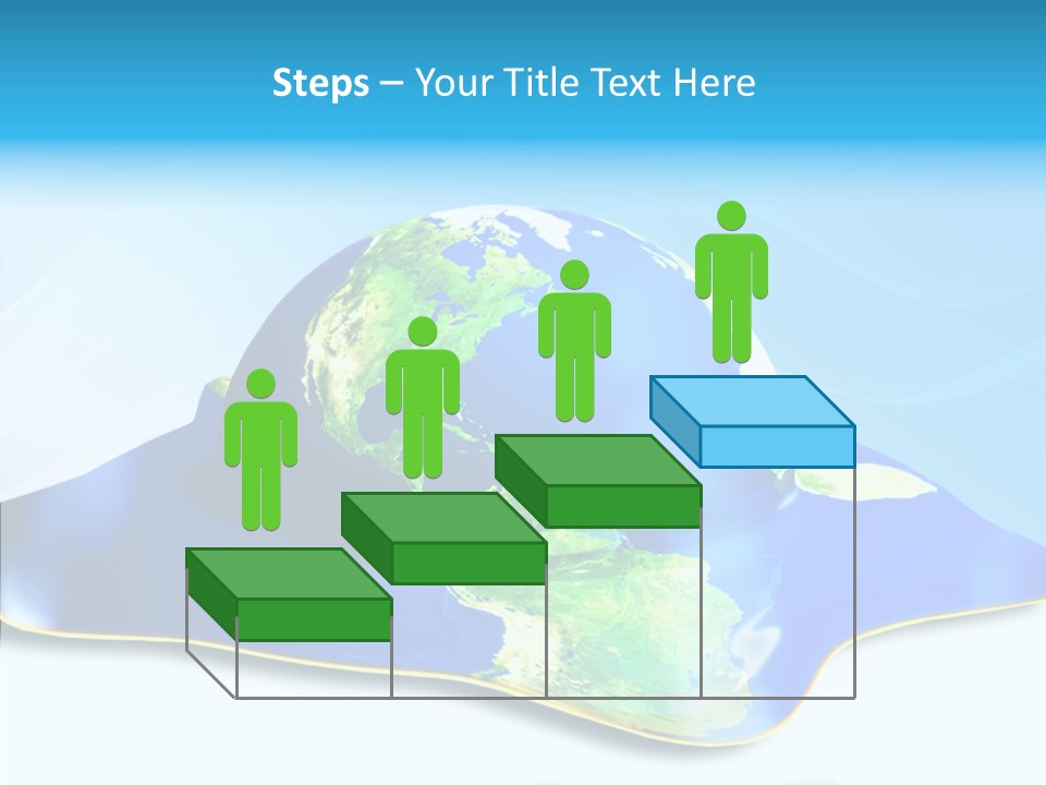 Tree Hugger Carbon Temperature PowerPoint Template