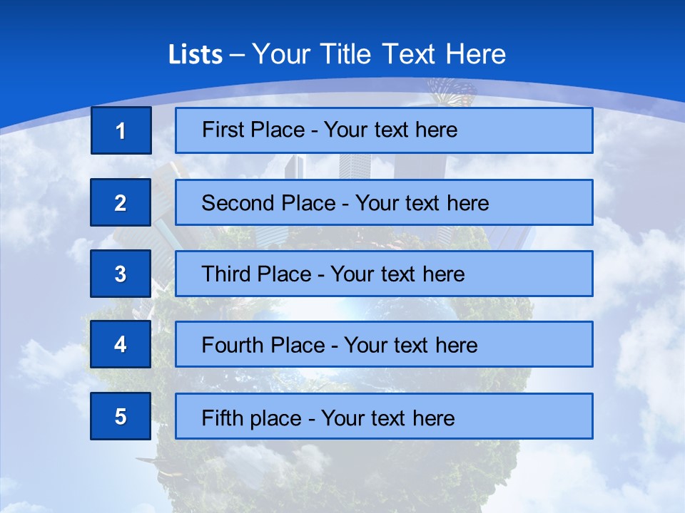 Design Grass Earth PowerPoint Template