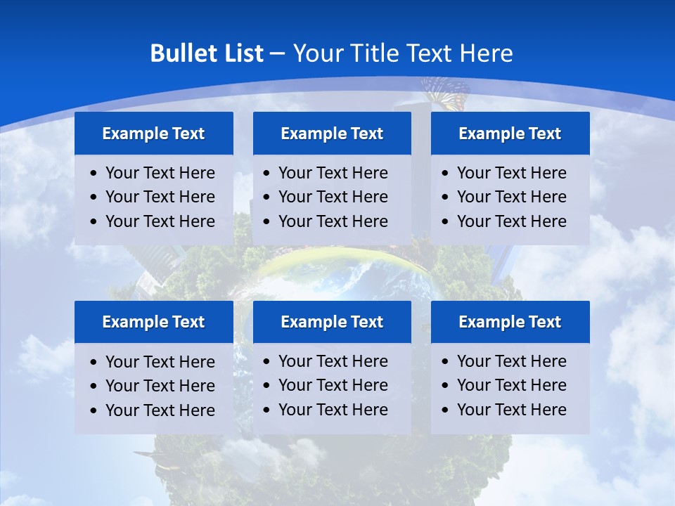 Design Grass Earth PowerPoint Template