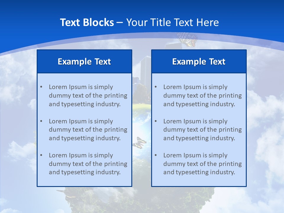 Design Grass Earth PowerPoint Template