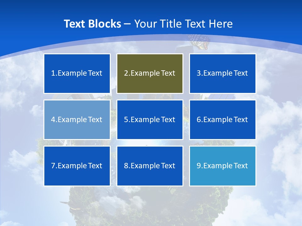 Design Grass Earth PowerPoint Template