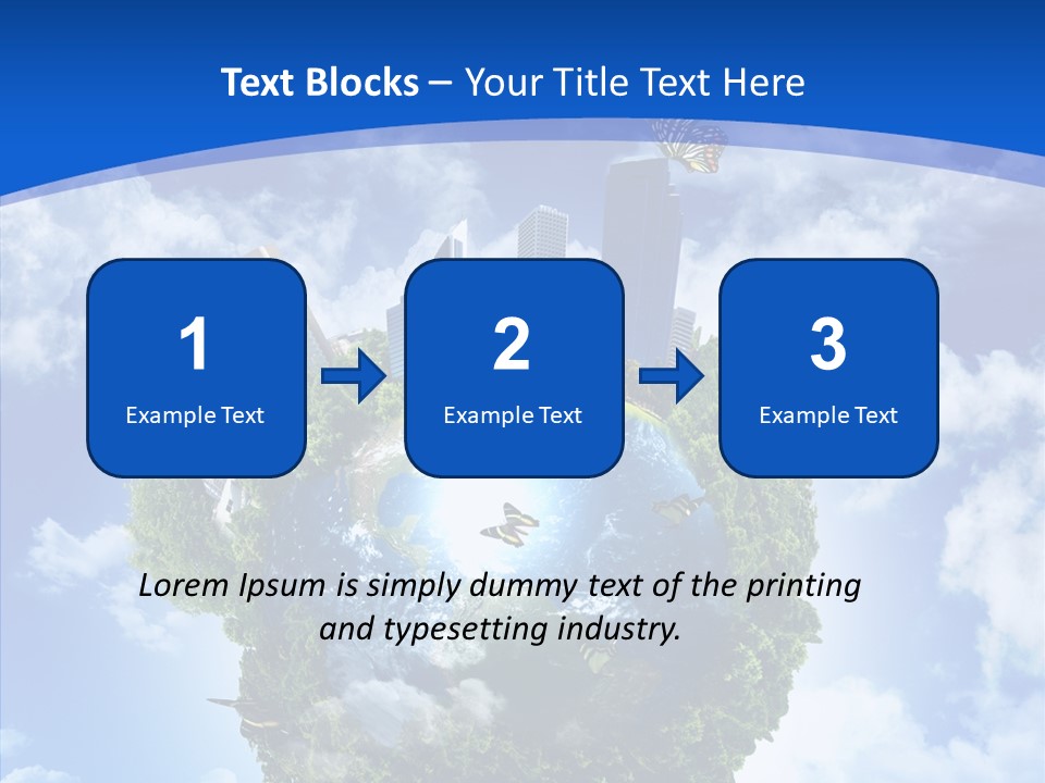 Design Grass Earth PowerPoint Template
