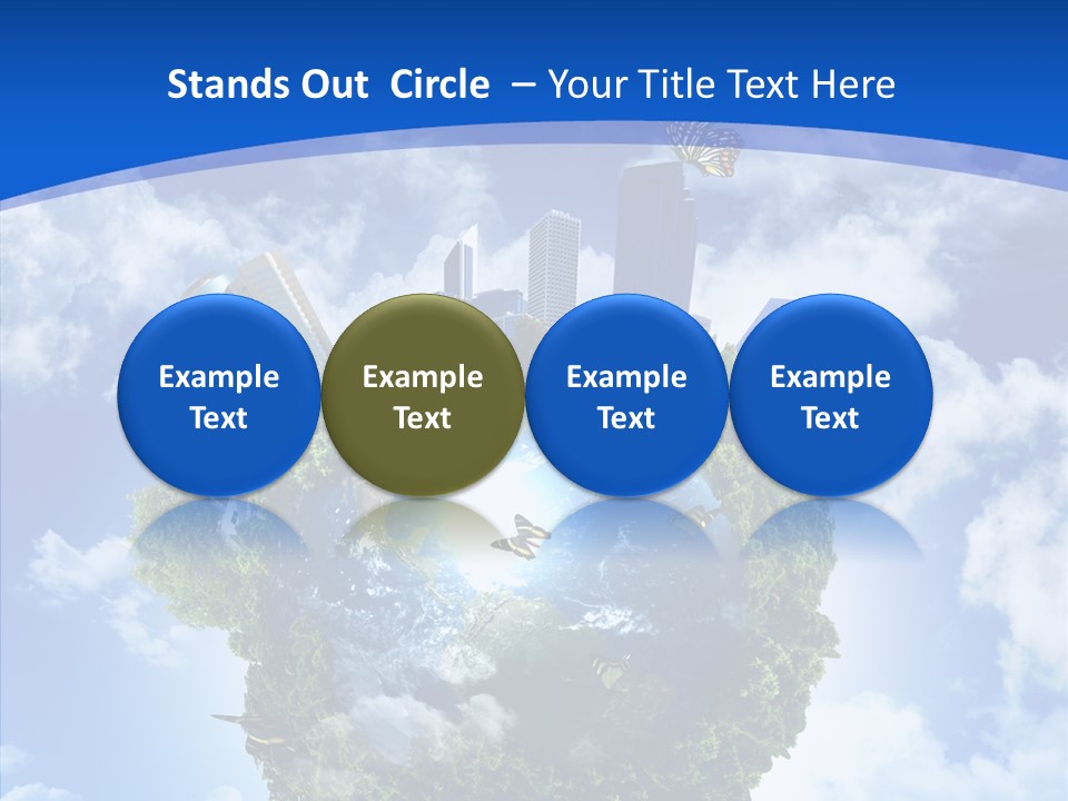 Design Grass Earth PowerPoint Template