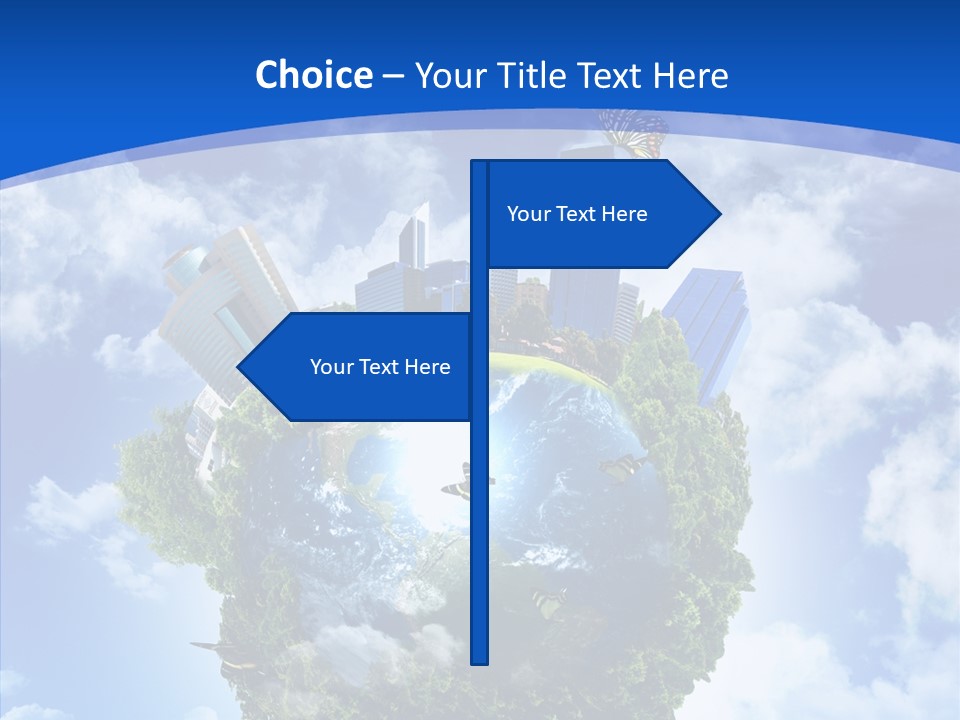 Design Grass Earth PowerPoint Template