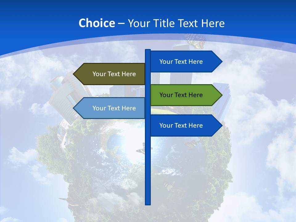 Design Grass Earth PowerPoint Template