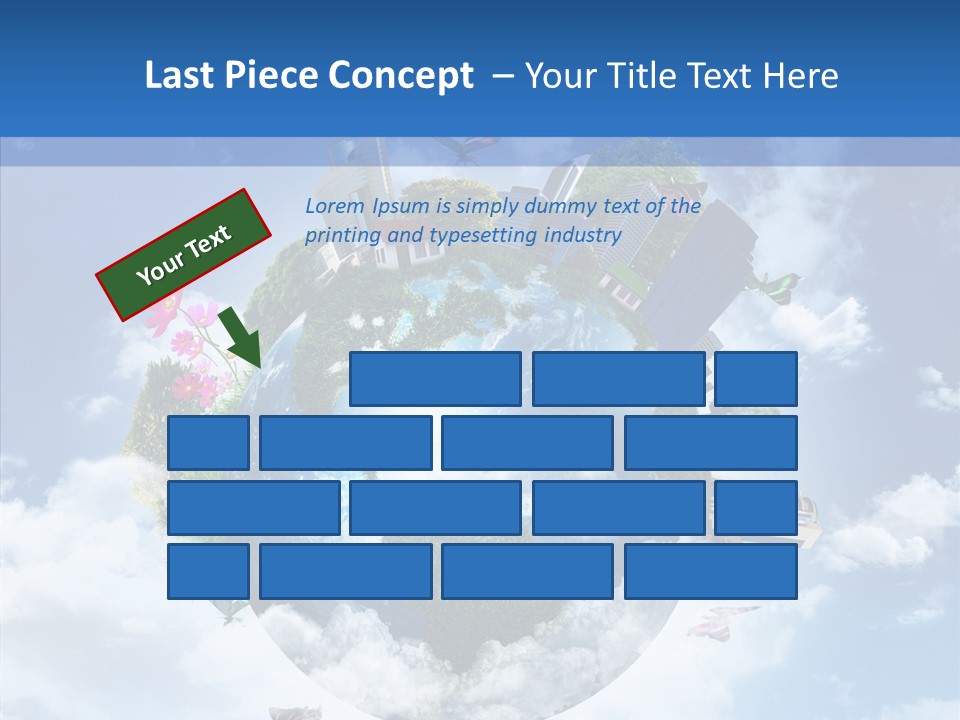Map Space Sky PowerPoint Template