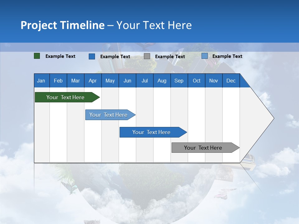 Map Space Sky PowerPoint Template