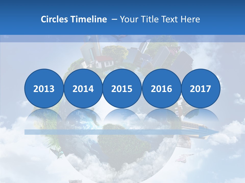Map Space Sky PowerPoint Template
