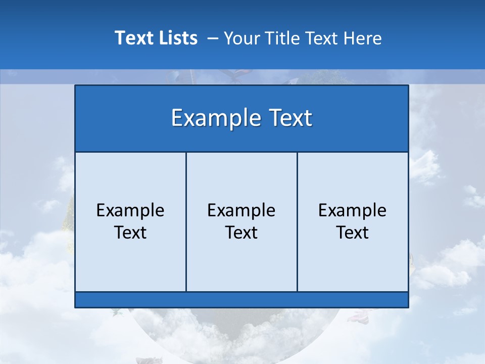 Map Space Sky PowerPoint Template
