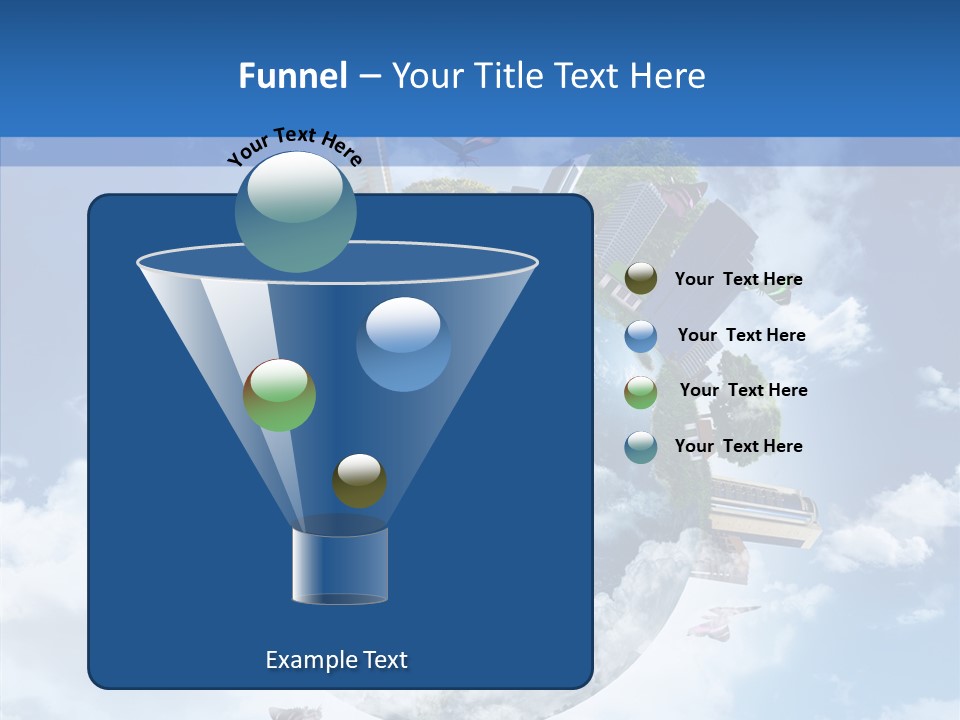 Map Space Sky PowerPoint Template