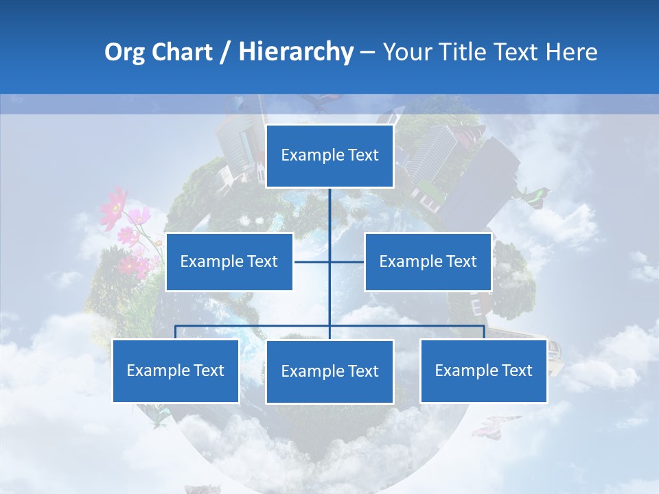 Map Space Sky PowerPoint Template