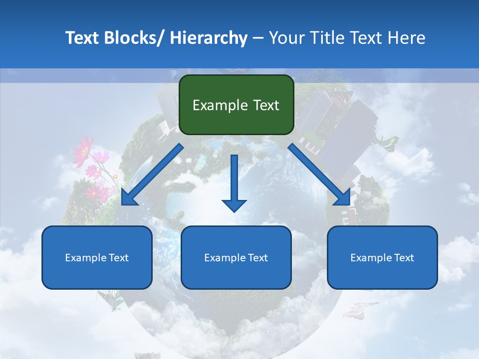 Map Space Sky PowerPoint Template