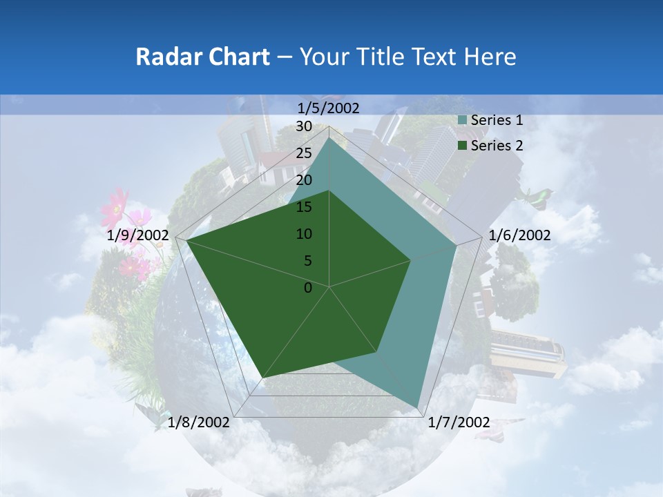 Map Space Sky PowerPoint Template