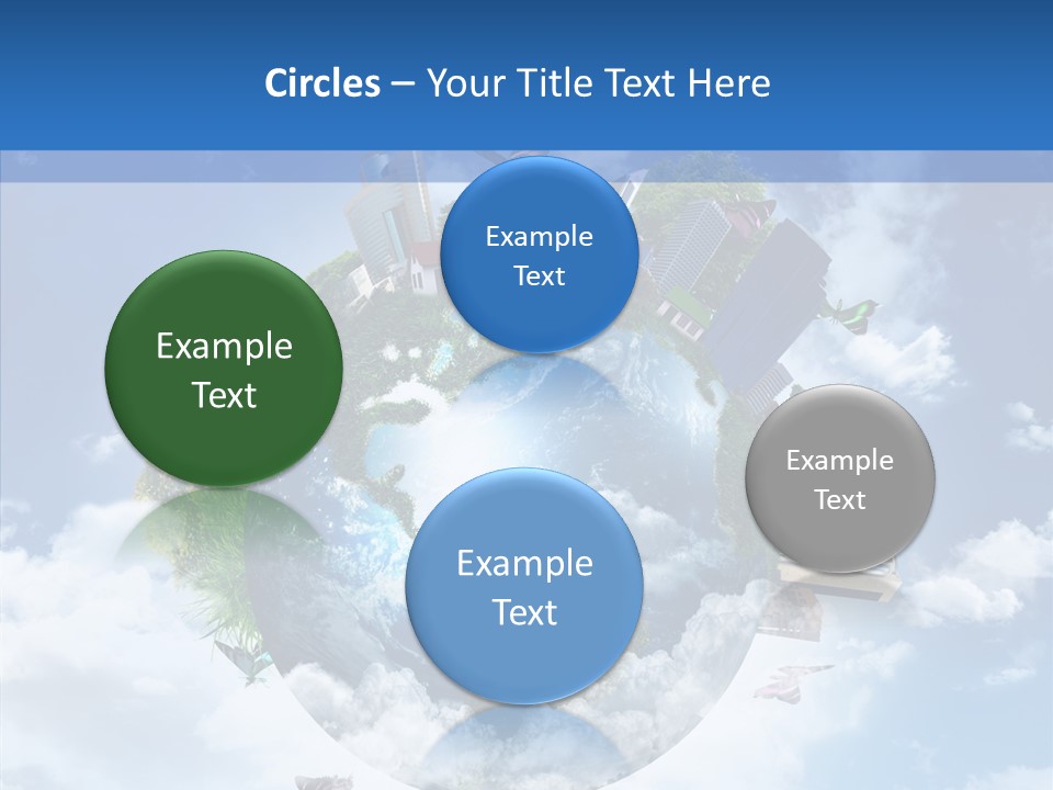Map Space Sky PowerPoint Template