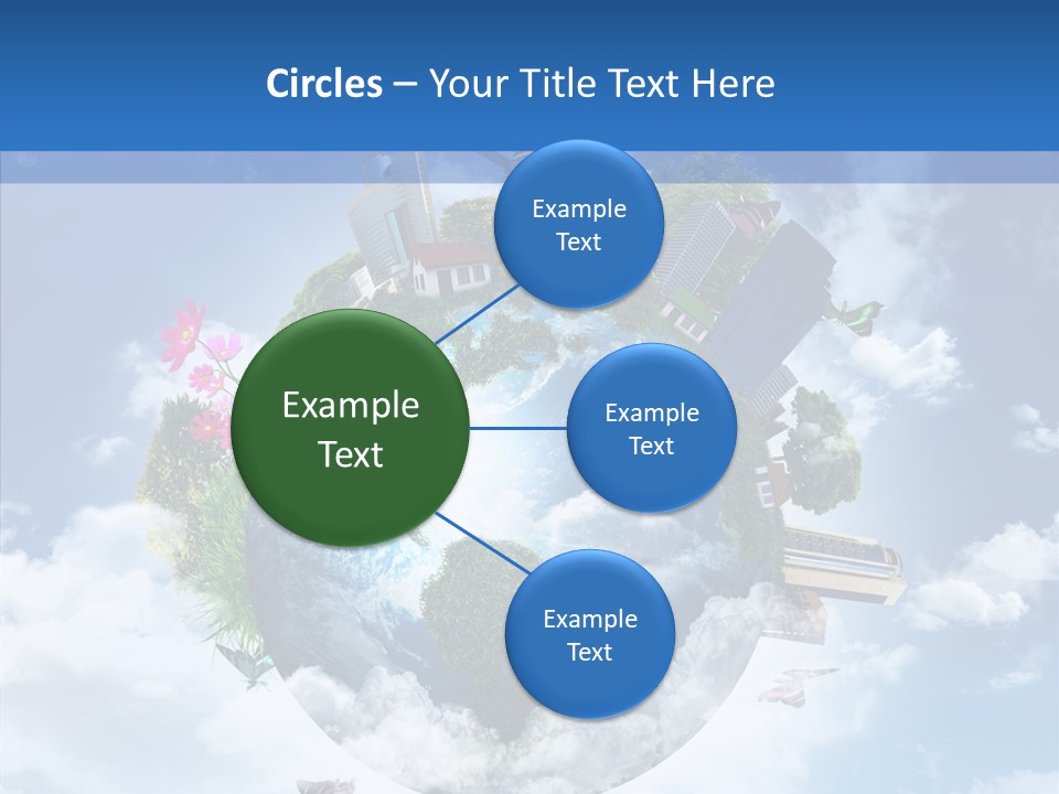Map Space Sky PowerPoint Template