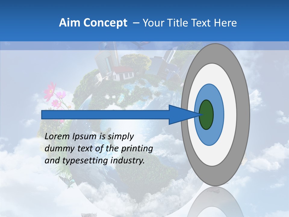 Map Space Sky PowerPoint Template