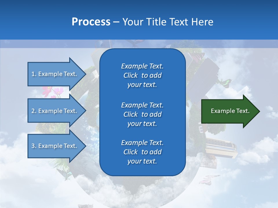Map Space Sky PowerPoint Template