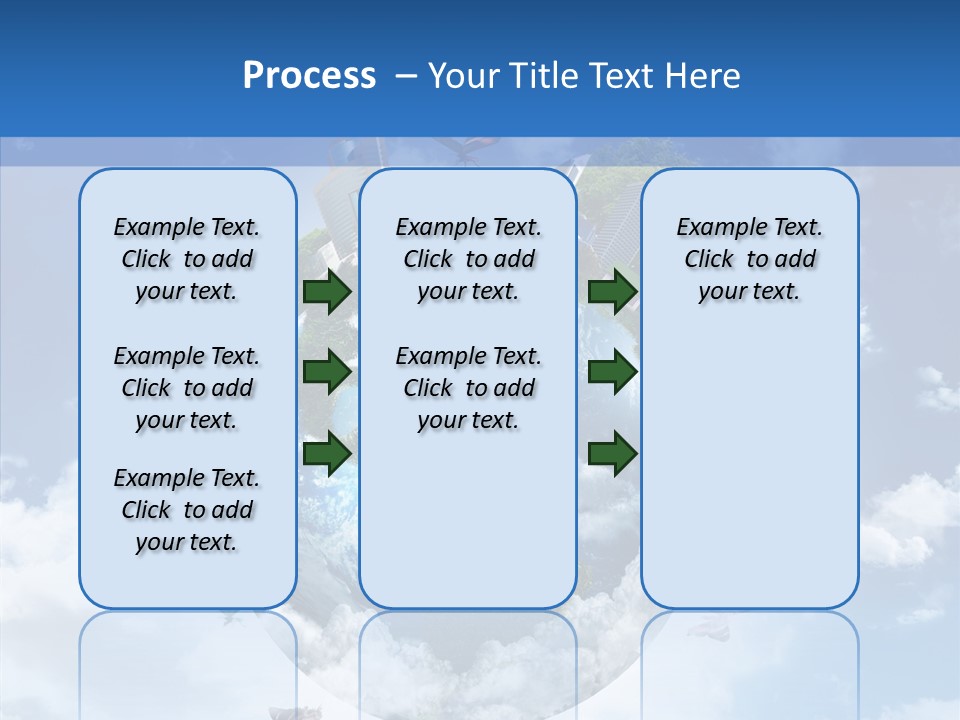 Map Space Sky PowerPoint Template