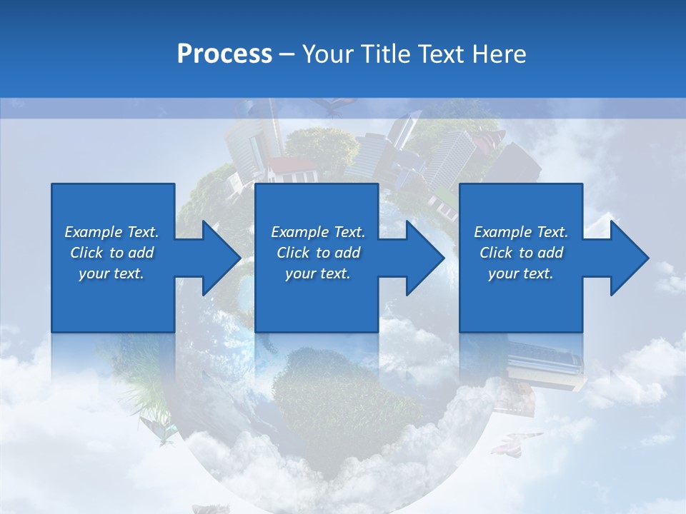 Map Space Sky PowerPoint Template