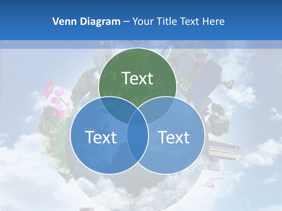 Map Space Sky PowerPoint Template