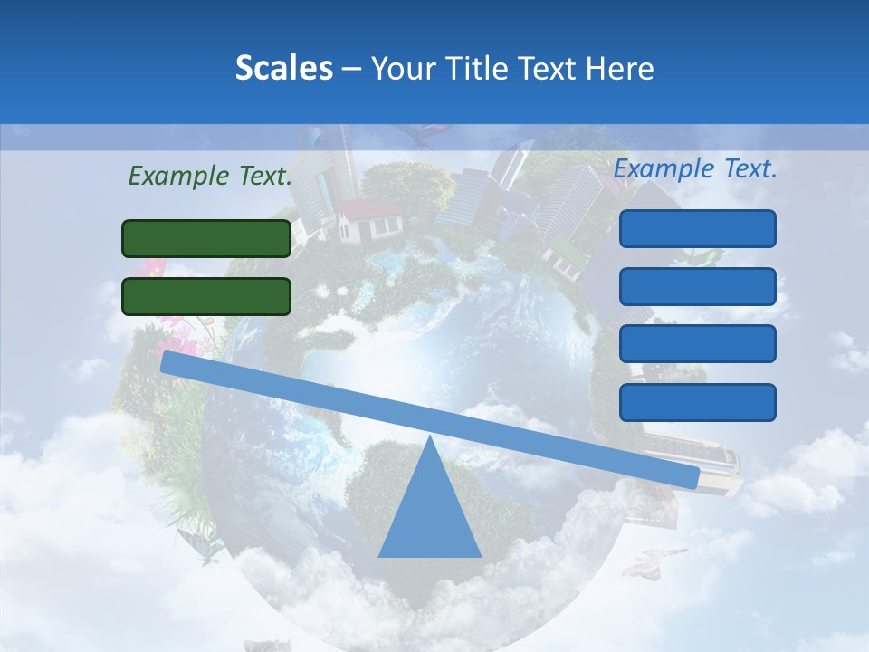 Map Space Sky PowerPoint Template