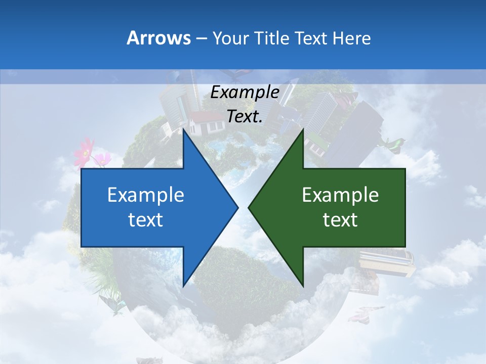 Map Space Sky PowerPoint Template